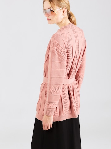 ABOUT YOU Knit Cardigan 'Carmen' in Pink