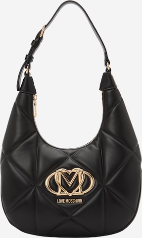 Love MoschinoTorba za na rame - crna boja: prednji dio