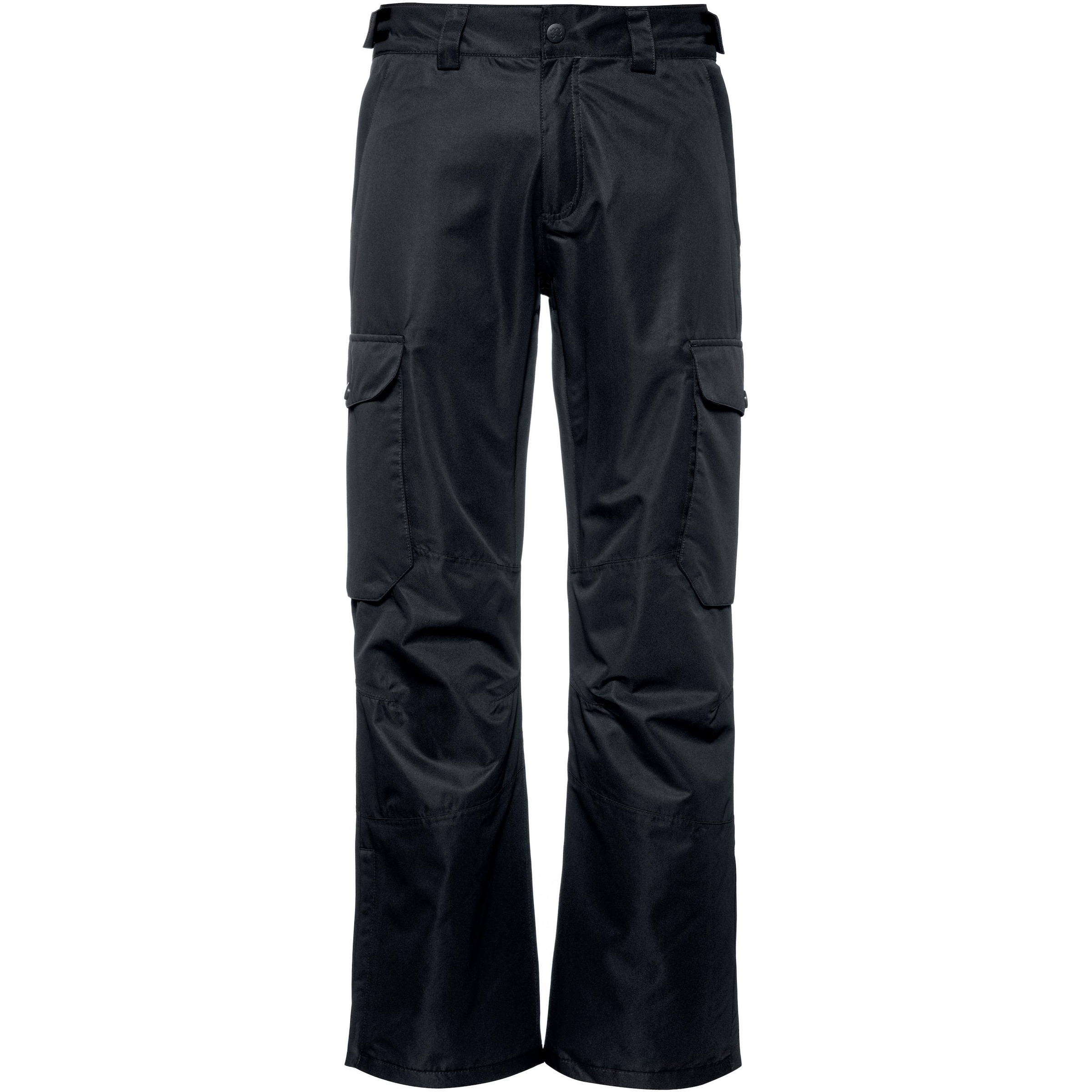 MAUI WOWIE Regular Outdoorhose in Schwarz: Vorderseite