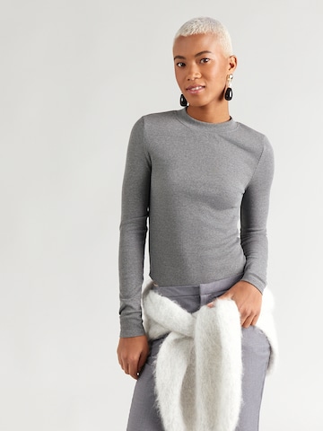 TOPSHOP Tričko 'BEA' – šedá: přední strana