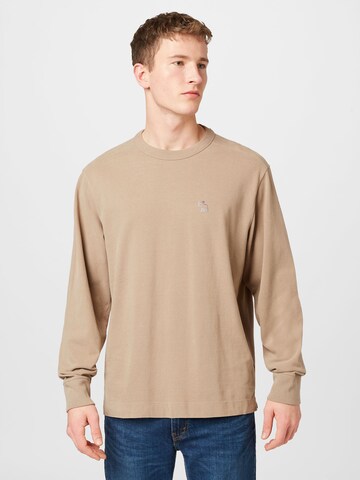Abercrombie & Fitch T-shirt i brun: framsida