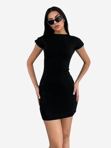MixRay Strickkleid 'Strickkleider'‌‌‌‌‌‌ in Schwarz