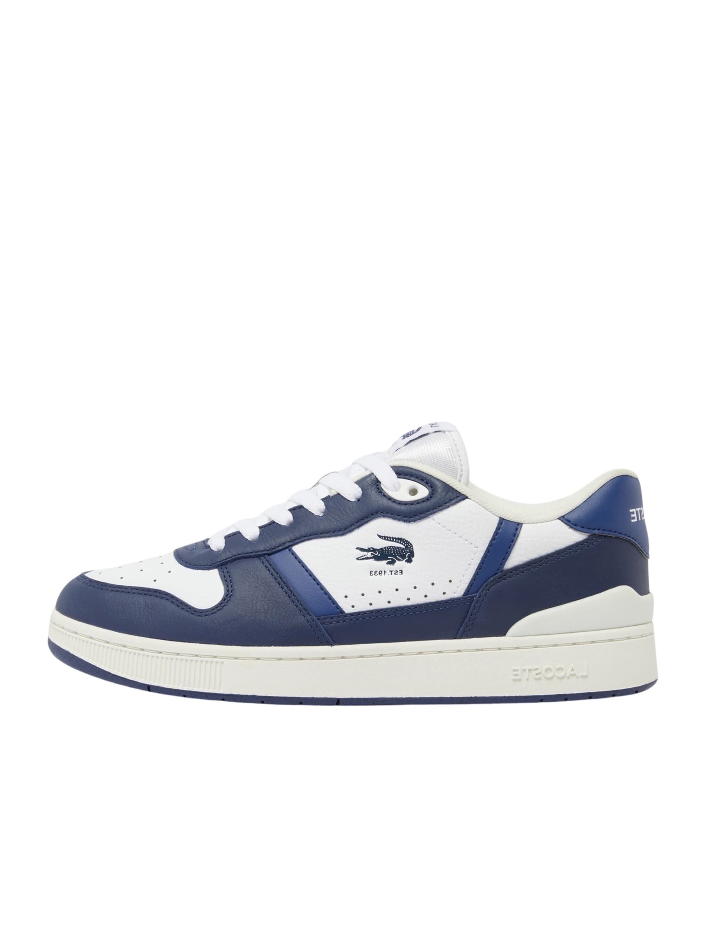 Sneaker low 'T-Clip Set' de la LACOSTE pe alb: față
