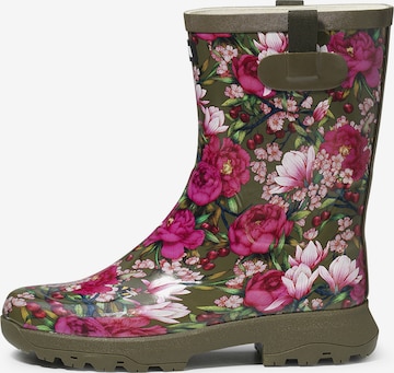 Botine 'Alya' de la AIGLE pe verde: față