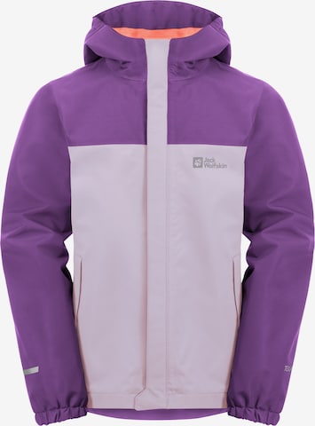 JACK WOLFSKIN - Casaco outdoor 'TUCAN' em roxo: frente