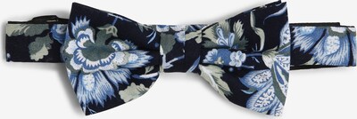 Finshley & Harding London Nœud papillon en marine / bleu clair / vert clair, Vue avec produit