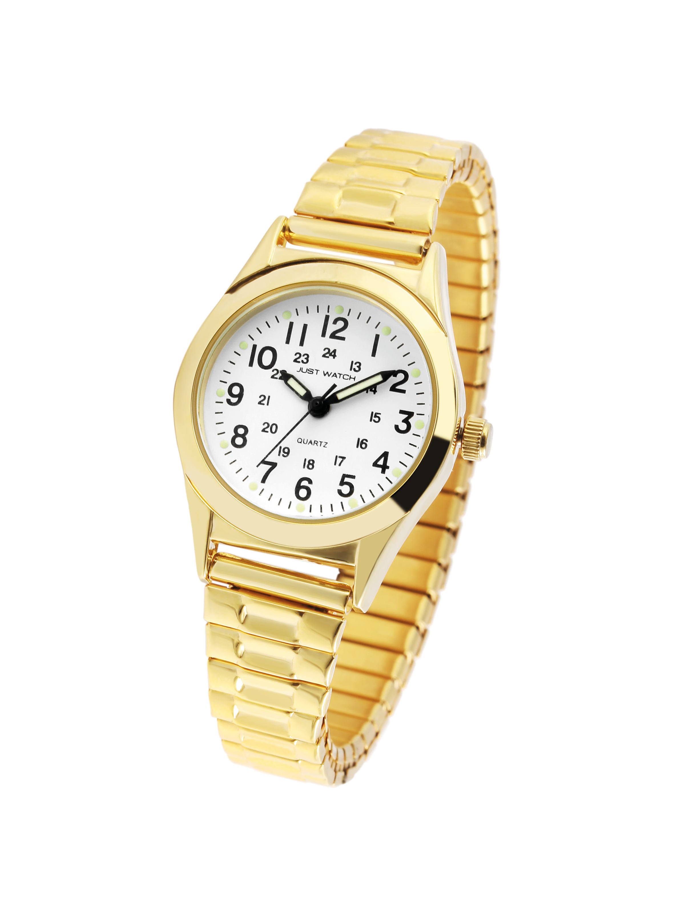 Just Watch Analoguhr‌‌‌‌‌ in Gold: Vorderseite