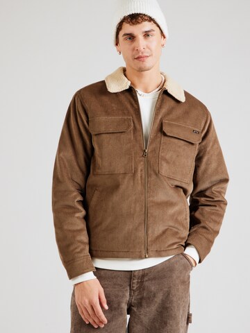 Veste mi-saison 'BARLOW' BILLABONG en marron : devant