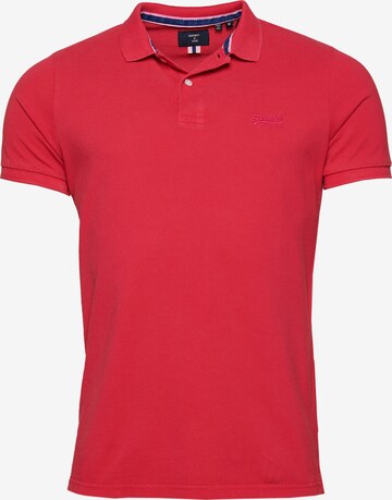 T-Shirt Superdry en rouge : devant