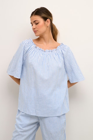 Cream - Blusa 'Venta' en azul: frente