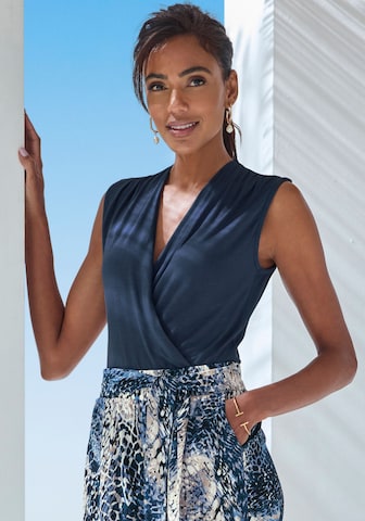 T-shirt LASCANA en bleu : devant