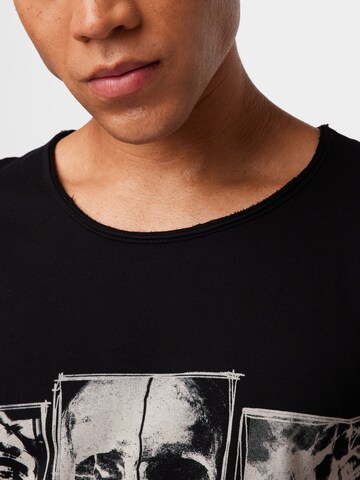 T-Shirt 'Threesome Wren' tigha en noir