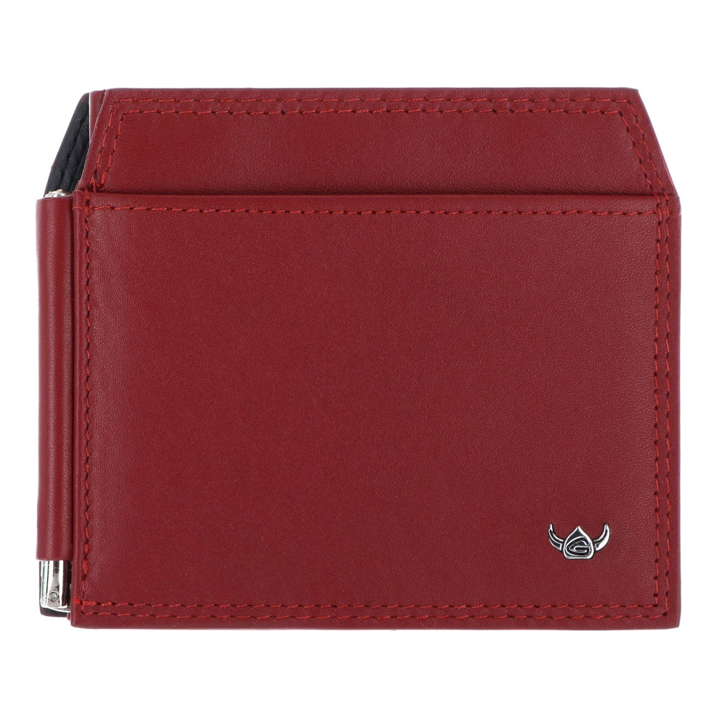 Portamonete 'Polo' di GOLDEN HEAD in rosso: frontale