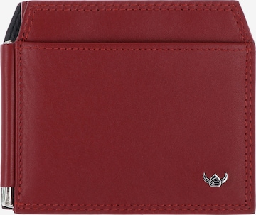 Portamonete 'Polo' di GOLDEN HEAD in rosso: frontale