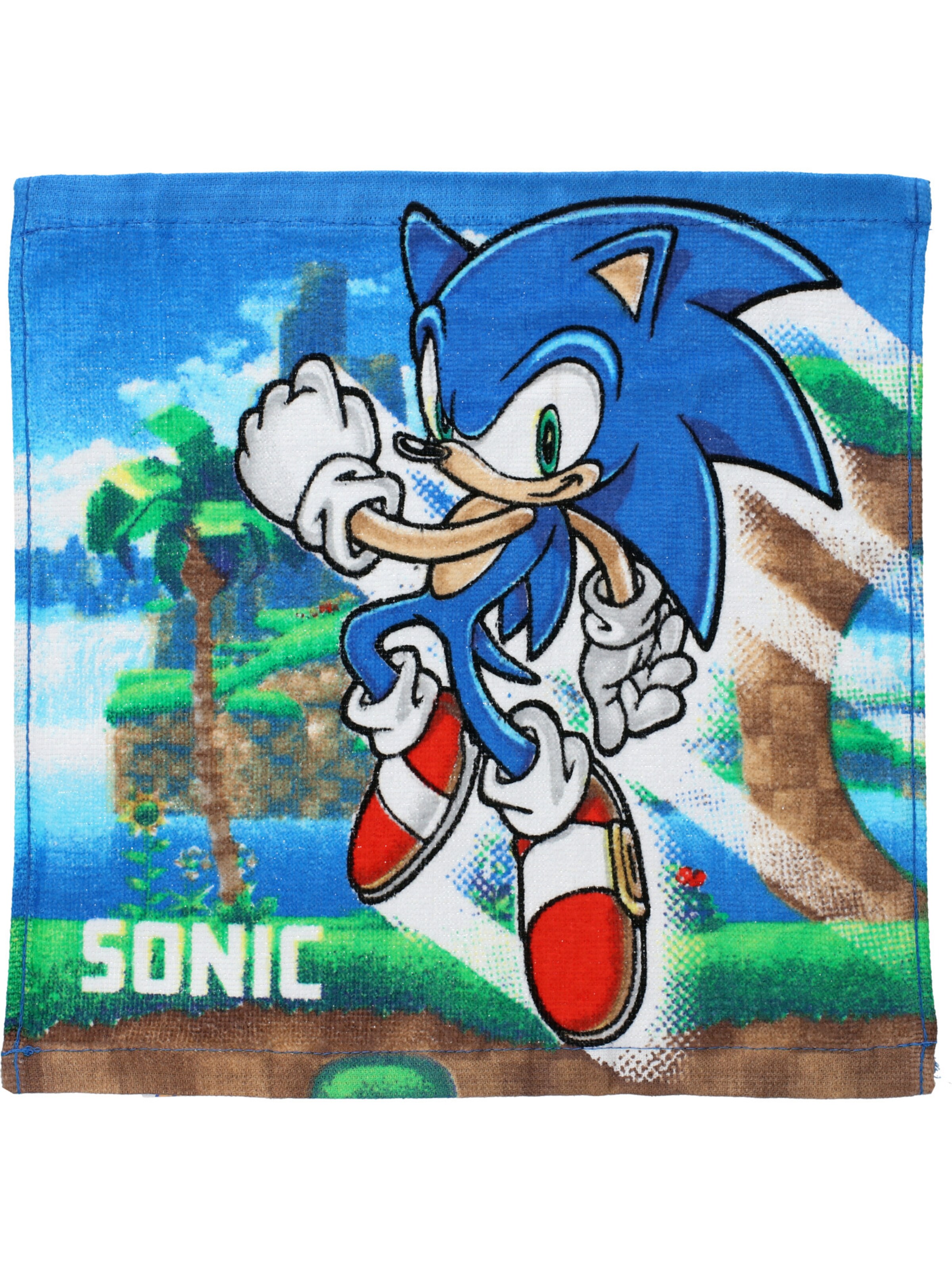 Sega Shower towel 'Sonic' in Mixed colours: front