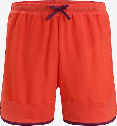 Pantaloni sport 'ZoneKnit' ICEBREAKER pe roșu orange / negru, Vizualizare produs