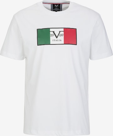 19V69 ITALIA Shirt 'Rafael Carrier 5' in White: front
