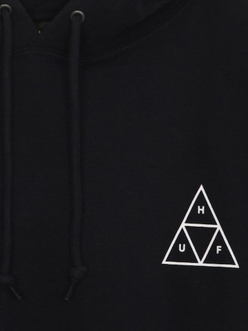 HUF Sweatshirt 'ESSENTIALS TT CREW' in Black