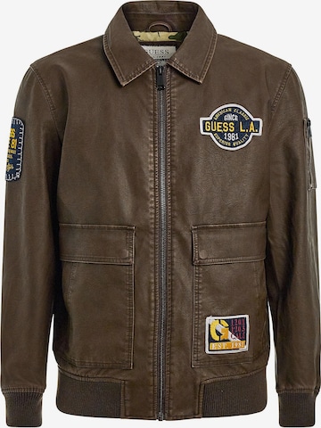 GUESS Between-Season Jacket in Brown: front