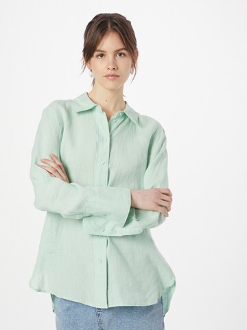 Gina Tricot Блуза 'Lovisa' в зелено: отпред
