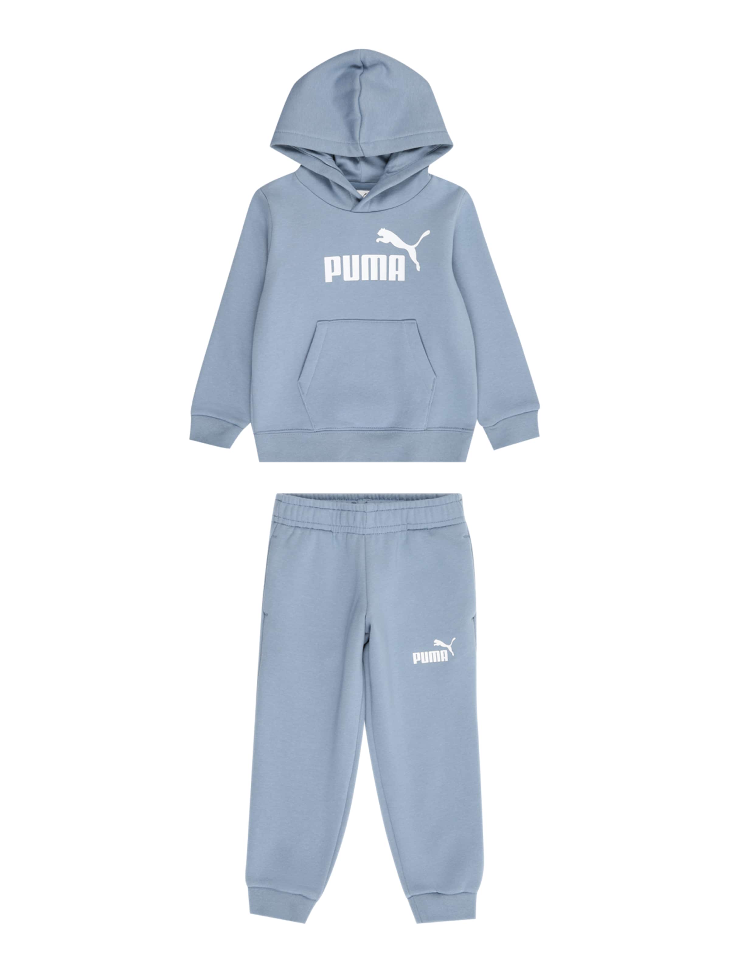 PUMA Träningsoverall 'Essentials No.1' i blå: framsida