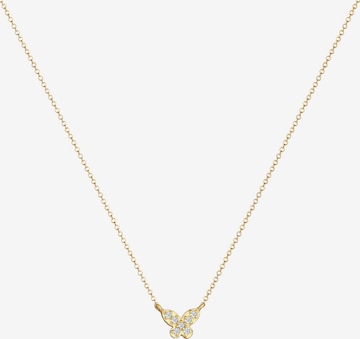 Elli DIAMONDS Halskette Schmetterling in Gold
