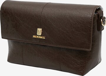 Borsa a spalla 'Borsa a Spalla Donna Bruno Magli Alba Mini Baguette Eco-Pelle' di Bruno Magli in marrone: frontale