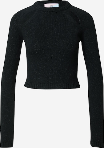 Chiara Ferragni Pullover in Schwarz: predná strana