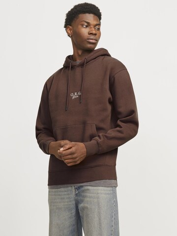 JACK & JONES Sweatshirt in Braun: Vorderseite
