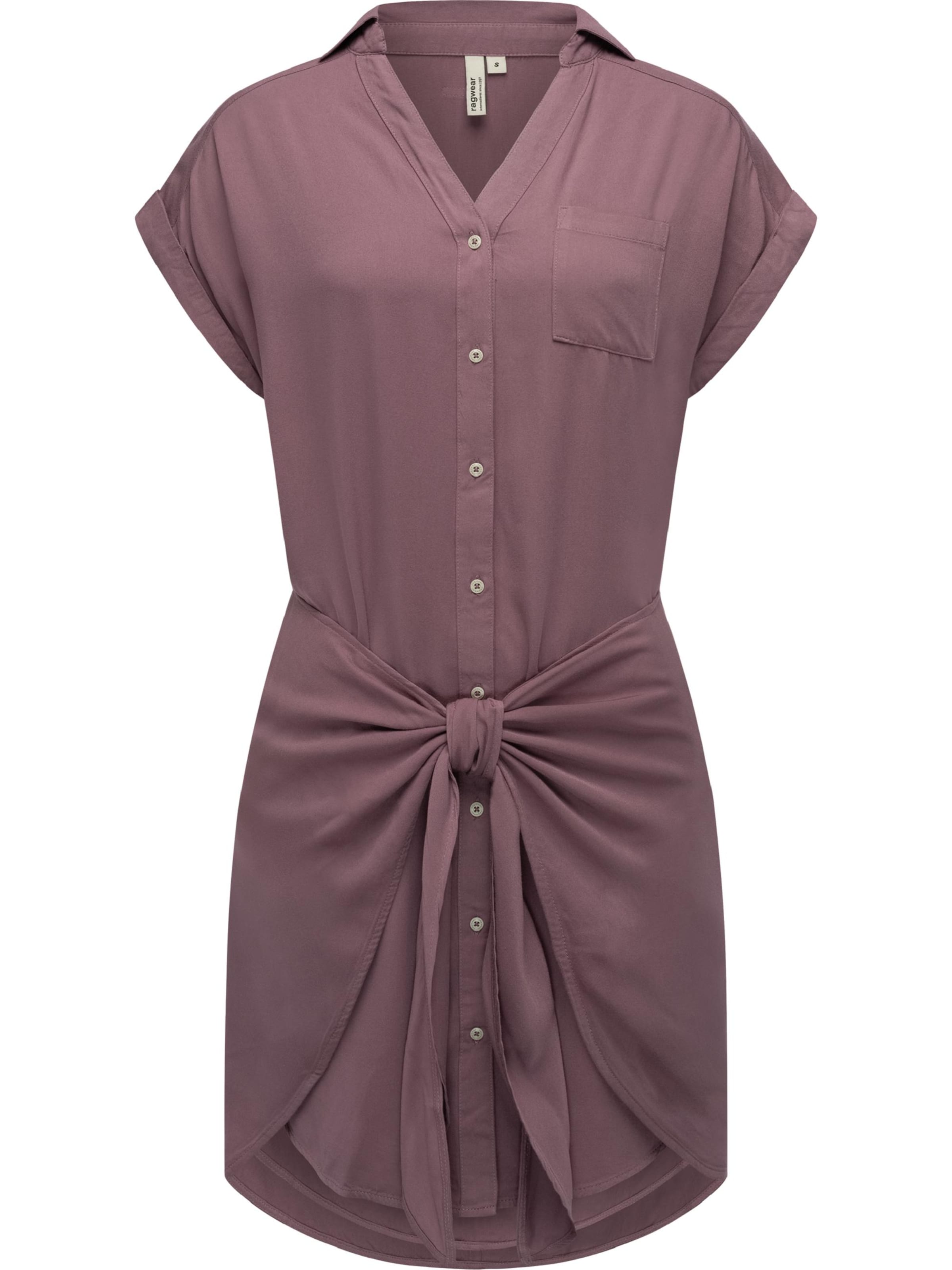 Ragwear Платье-рубашка 'Bahaya' в Лиловый: спереди