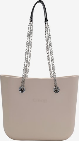 O bag Shopper in Beige: front