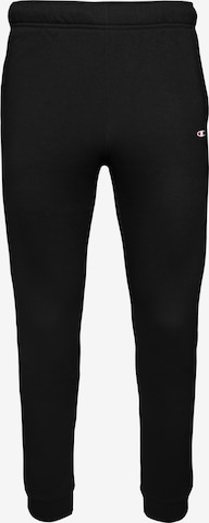 Effilé Pantalon de sport Champion Authentic Athletic Apparel en noir : devant