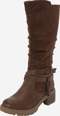 Bottes H.I.S en marron : devant