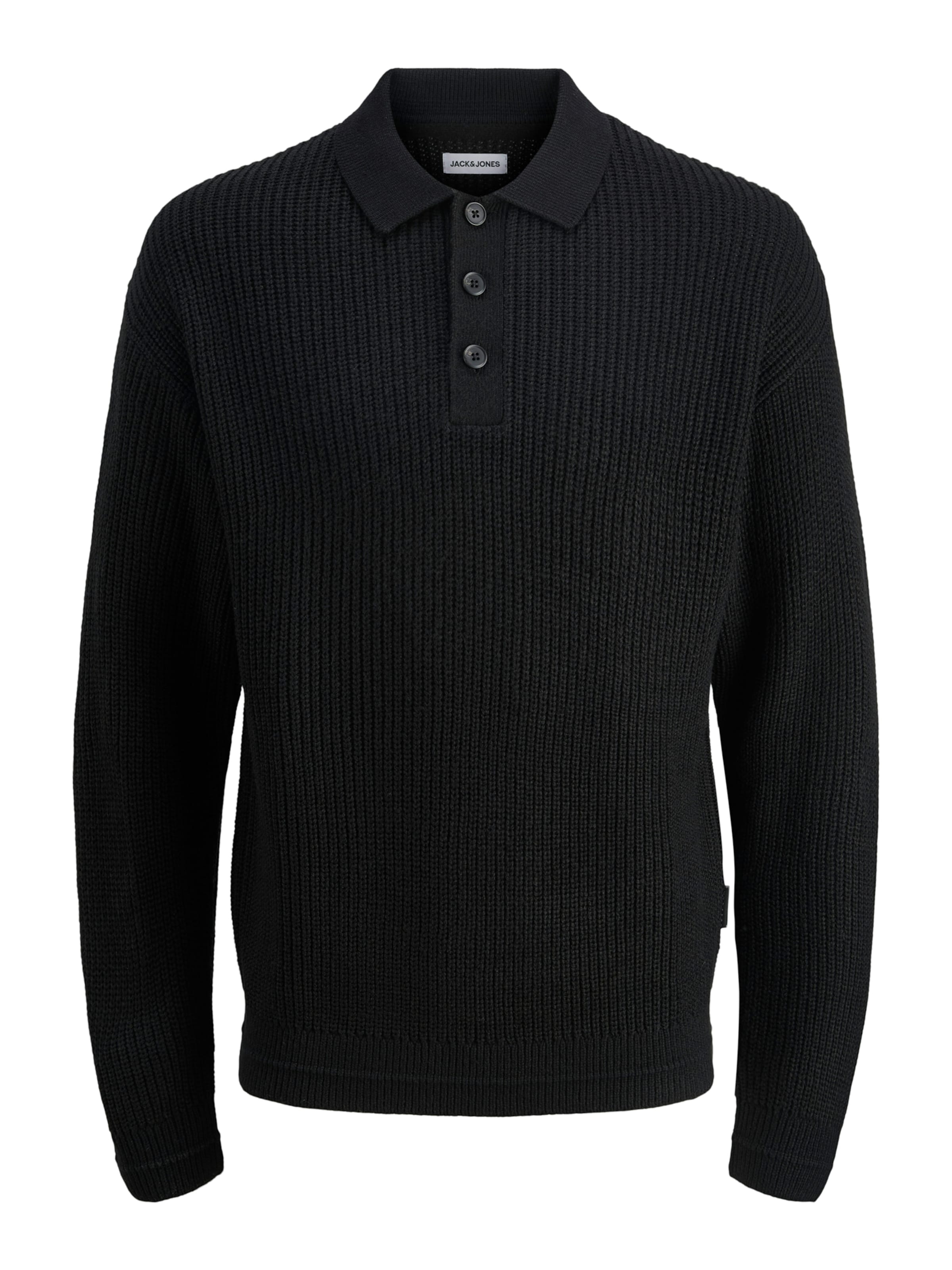 JACK & JONES Πουλόβερ 'KAITO' σε μαύρο, Άποψη προϊόντος