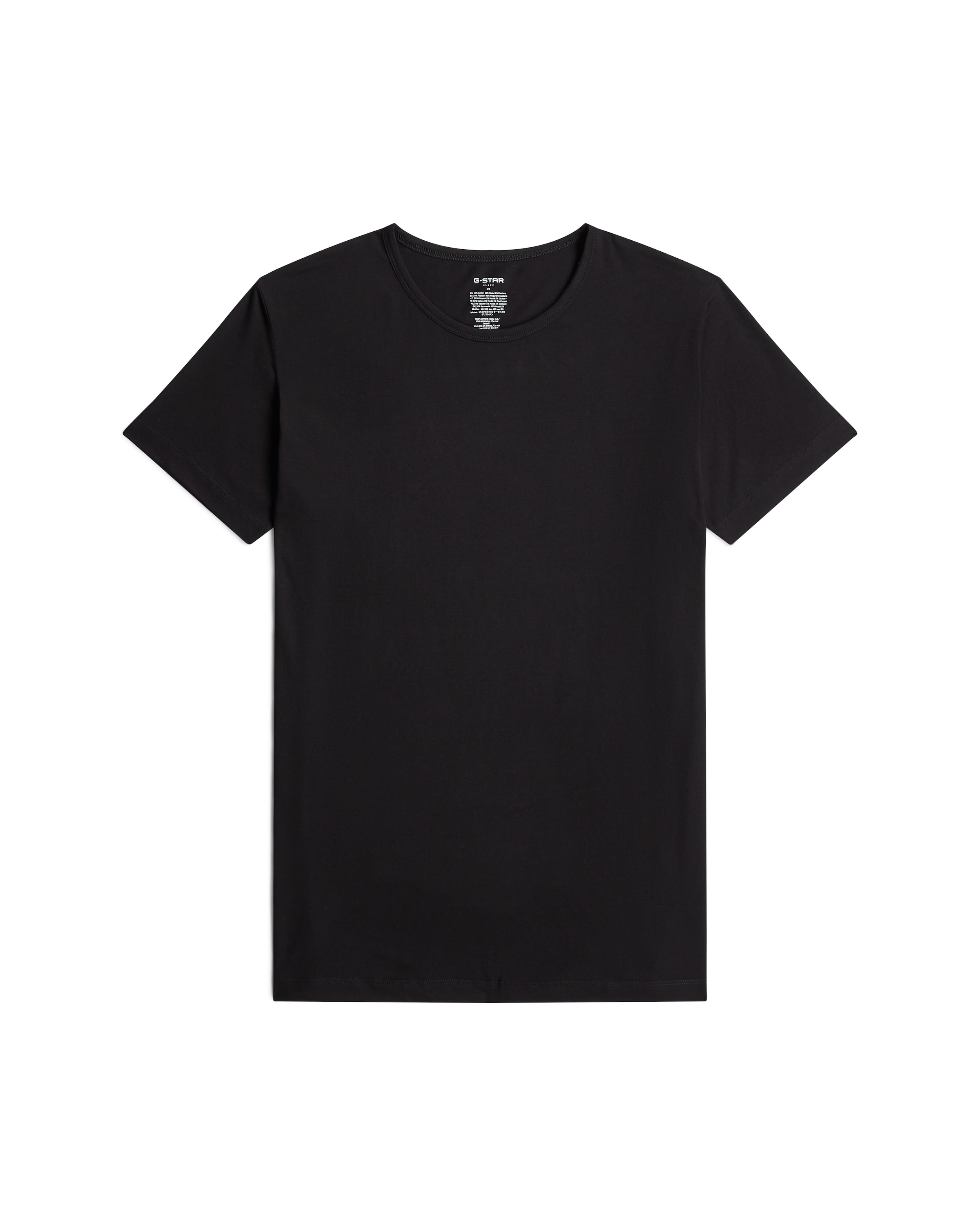 G-STAR Shirt 'T-Shirt Crew 3-Pack' in Black