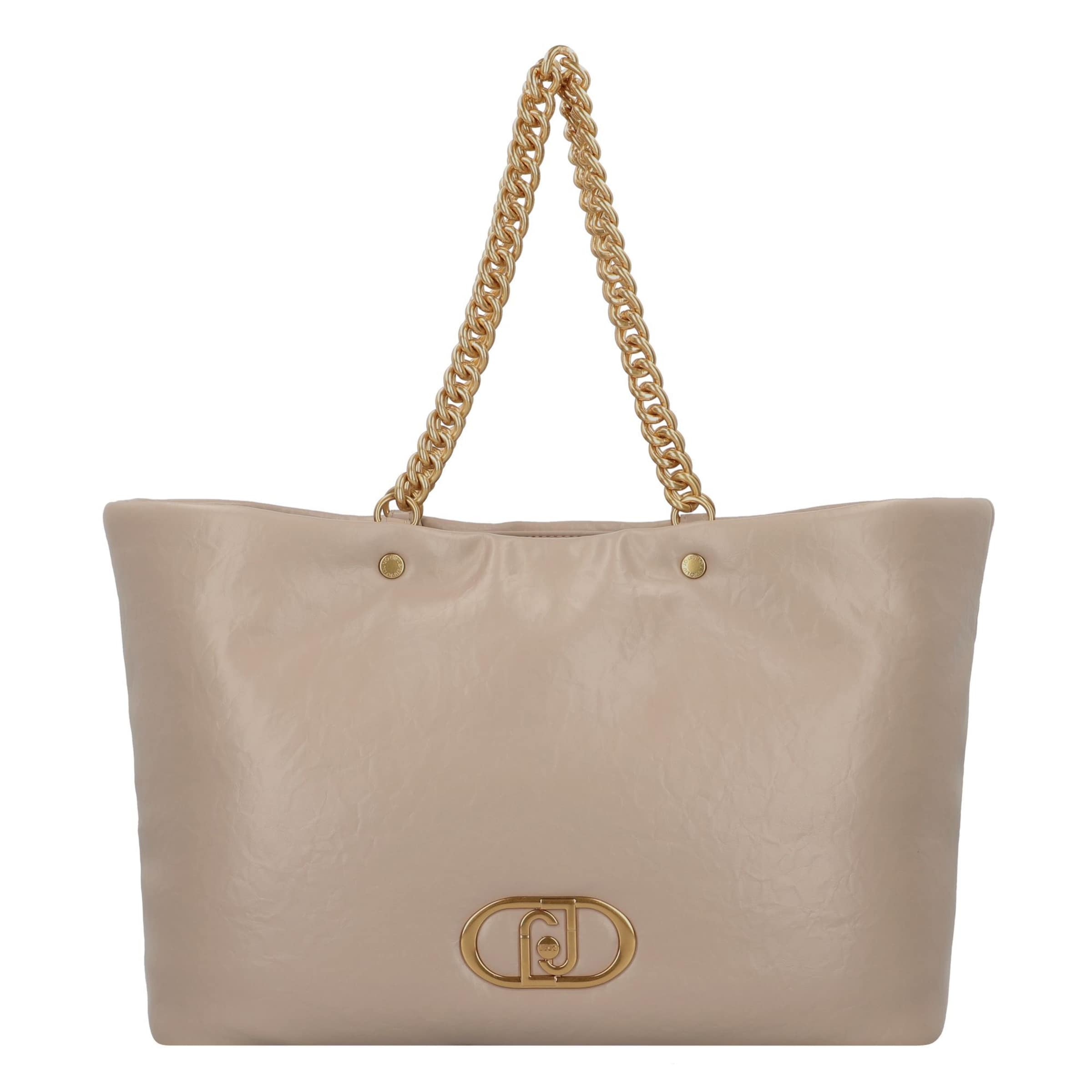 トートバッグ LIU JO Woman Tote bags Natural AA5025E0064 51308 neutral logo shoulder bag - LIU JO - Pk by Paskal