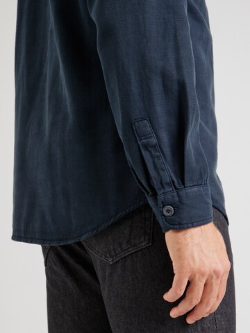 Redefined Rebel Comfort fit Button Up Shirt in Blue