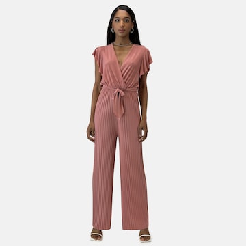 Elara Jumpsuit in Pink: front