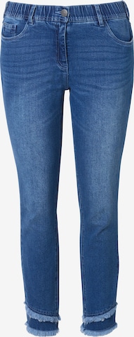 Ulla Popken Slimfit Jeans 'Sarah' in Blau: Vorderseite