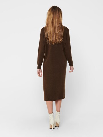 ONLY Knitted dress in Brown