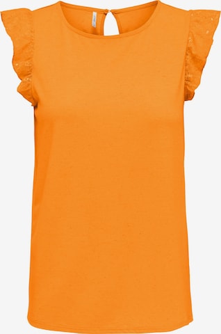 ONLY - Camisa 'AUGUSTA' em laranja: frente
