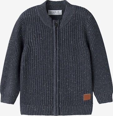 NAME IT Gebreid vest in Blauw: voorkant