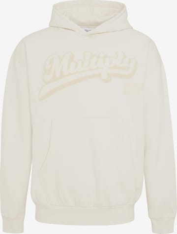 Sweat-shirt Multiply Apparel en beige : devant