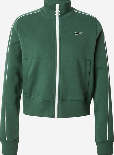 Nike Sportswear Sweatjacke in grün / schwarz / weiß, Produktansicht