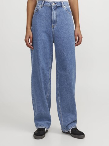 JJXX Wide leg Jeans 'ERIN' in Blauw: voorkant