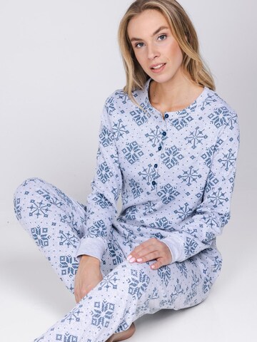 Rebelle Pajama 'Snowy Sparkles' in Blue