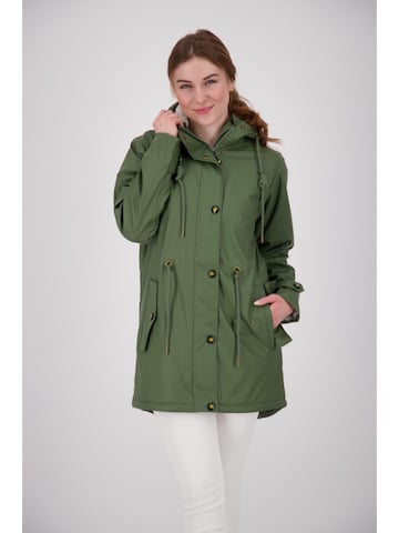 ankerglut Functionele mantel 'Friesennerz ankergluttraum WMN' in Groen: voorkant