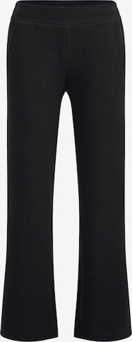 WE Fashion - Flared Calças em preto: frente