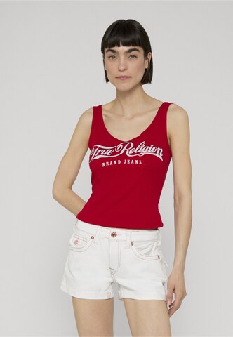 True Religion Top in Rood: voorkant