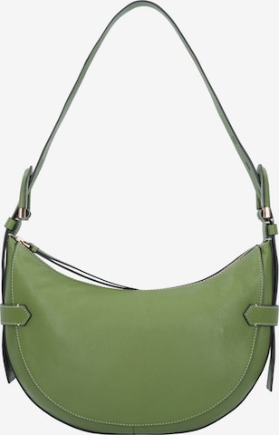 Borsa a spalla di FOSSIL in verde: frontale